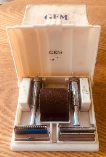 Zeldzame scheerset Gem, Engeland ca. 1935 compleet beschikbaar voor biedingen
