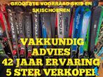 UITVERKOOP! GROOTSTE VOORRAAD SKIS EN SCHOENEN!. VAKKUNDIG!!