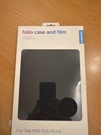 Lenovo Tab M10 FHD Plus Folio Case + Film - Nieuw, Ophalen of Verzenden, Nieuw, 10 inch, Bescherming voor- en achterkant