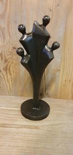 bronzen beeld / abstracte FAMILIE / 4 personen