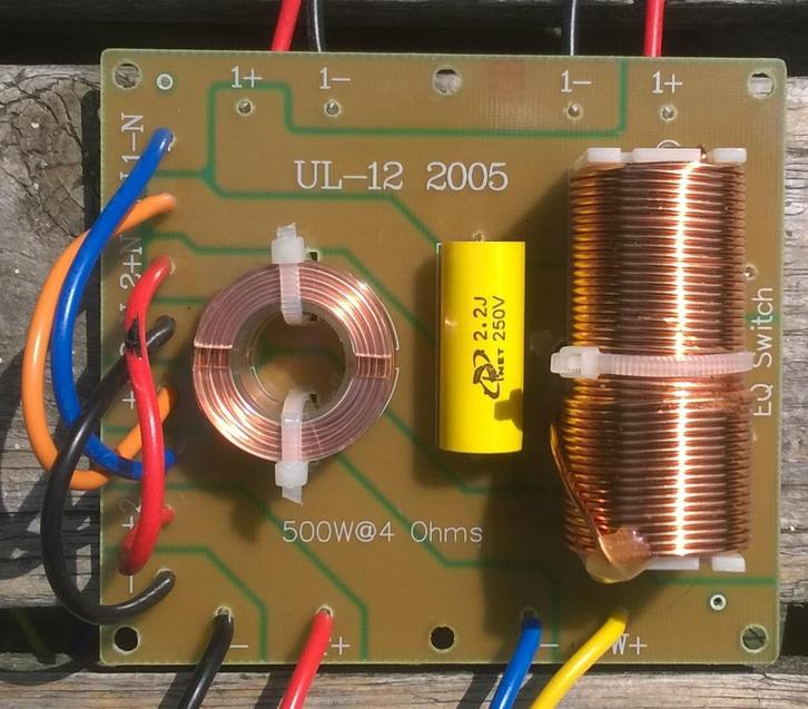 Luidspreker filter 2-weg crossover, Audio, Tv en Foto, Luidsprekers, Zo goed als nieuw, Overige typen, 120 watt of meer, Overige merken