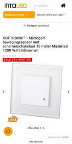 Microgolf bewegingssensor V-TAC, Ophalen of Verzenden, Nieuw, Schakelaar