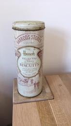 Vintage Harrods Chocolate Chip & cherry biscuits blik, Verzamelen, Blikken, Overige merken, Gebruikt, Ophalen of Verzenden