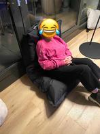 Zwarte zitzak, Ophalen of Verzenden, Zo goed als nieuw, Zwart