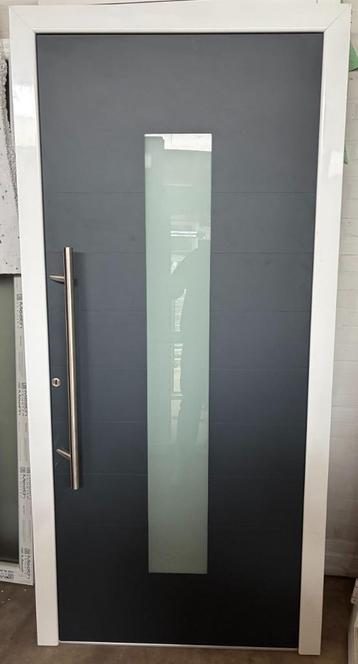 Aluminium voordeur 102,5 x 216 cm Links beschikbaar voor biedingen