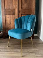 Richmond Pippa Velvet stoel blauw, 75 tot 100 cm, Ophalen of Verzenden, Stof, 50 tot 75 cm