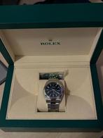 Rolex Datejust Blue Dial “24 (original + doos + bon), Ophalen of Verzenden, Staal, Rolex