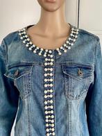 i673 Zac & Zoe maat 40=M spijkerjasje jasje jeans spijker, Maat 38/40 (M), Blauw, Ophalen of Verzenden, Zo goed als nieuw