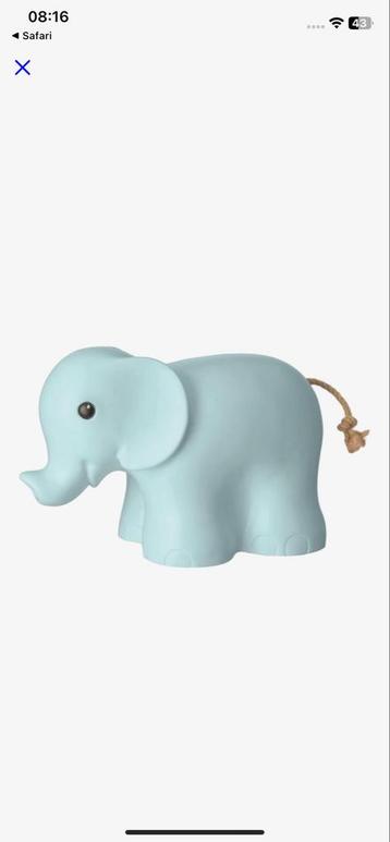 Heico  Olifant Lamp blauw werkt perfect beschikbaar voor biedingen