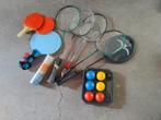 Badminton rackets, jeu de boules, tafeltennis rackets, Ophalen, Gebruikt