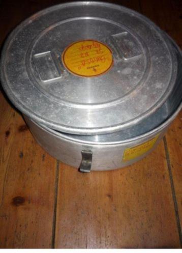 16mm 35mm film aluminium transport blik voor 500mtr actes -  beschikbaar voor biedingen