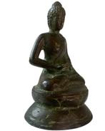 Antiek bronzen Boeddhabeeld – Laos ca. 1700–1800, Ophalen of Verzenden, Gebruikt