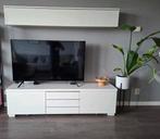 Set van TV meubel en bovenkast, Ikea Besta Burs hoogglans, Ophalen, Overige materialen, 150 tot 200 cm, Zo goed als nieuw