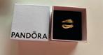 Pandora ring, organisch gevormde stapelring maat 54, Sieraden, Tassen en Uiterlijk, Ringen, Goud, Goud, 17 tot 18, Ophalen of Verzenden
