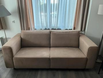 Bankstel 95x215cm - zandkleurig - 2,5zits beschikbaar voor biedingen