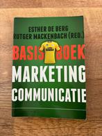 Basisboek marketingcommunicatie, Ophalen of Verzenden, Zo goed als nieuw