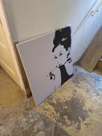 Audrey Hepburn poster op Canvas, Ophalen