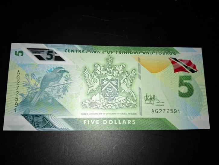 ### Trinidad en Tobago dollar 2019 ###, Postzegels en Munten, Bankbiljetten | Amerika, Midden-Amerika, Ophalen of Verzenden