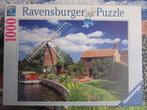 885, legpuzzel WINDMOLEN Ravensburger 1000 st, Ophalen of Verzenden, 500 t/m 1500 stukjes, Gebruikt, Legpuzzel