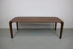 Artisan Flow tafel, Europees walnoot, 220/90/76 cm, Ophalen, 50 tot 100 cm, Vijf personen of meer, Rechthoekig