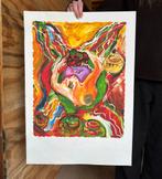 Heavenly Love - Peter Diem zeefdruk, Antiek en Kunst, Kunst | Litho's en Zeefdrukken, Verzenden