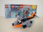 LEGO Creator 3in1 Cyberdrone (31111), Ophalen of Verzenden, Zo goed als nieuw, Complete set, Lego