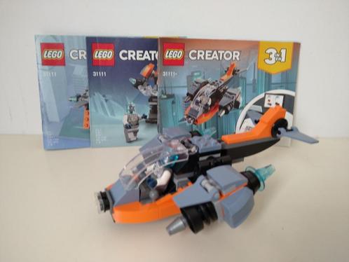 LEGO Creator 3in1 Cyberdrone (31111), Kinderen en Baby's, Speelgoed | Duplo en Lego, Zo goed als nieuw, Lego, Complete set, Ophalen of Verzenden