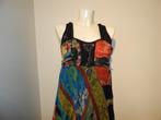 Save the Queen vintage jurk kleurrijke print zijde deel XL, Overige kleuren, Verzenden, Maat 46/48 (XL) of groter, Save the Queen
