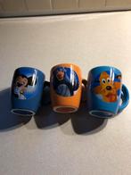 3 Stripfiguren Mokken - Mickey, Baloe, Pluto, Huis en Inrichting, Keuken | Servies, Ophalen, Gebruikt, Keramiek, Overige stijlen