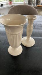 Wedgwood vaas en kaarsenstandaard, Ophalen of Verzenden