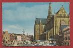 Haarlem - Grote Kerk (bus en veel auto's) - 1967, Ophalen of Verzenden, 1960 tot 1980, Gelopen, Noord-Holland