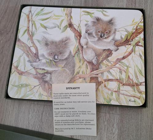 6 placemats van Dynasty in doos, dieren uit Australië, Huis en Inrichting, Keuken | Keukenbenodigdheden, Nieuw, Ophalen of Verzenden
