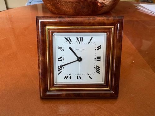 Cartier wekker reisklok bureauklokje, Antiek en Kunst, Antiek | Klokken, Ophalen