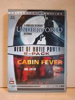 Underworld & Cabin Fever - Horror Actie - 2 DVD Box, Vanaf 16 jaar, Ophalen of Verzenden, Zo goed als nieuw, Monsters