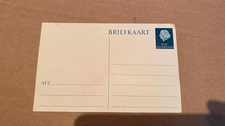 Originele ongebruikte briefkaart 10C / 10 cent Nederland, Postzegels en Munten, Brieven en Enveloppen | Nederland, Briefkaart
