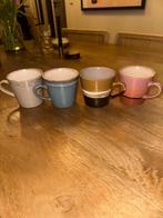 HKliving cappuccino 70s mokken (Ø9,5cm), Keramiek, Ophalen of Verzenden, Zo goed als nieuw, Overige stijlen