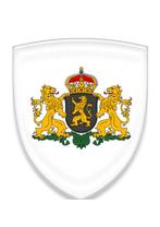 Wapen van Noord Brabant 3D sticker gel. Embleem Brabant, Verzenden, Nieuw, Overige typen