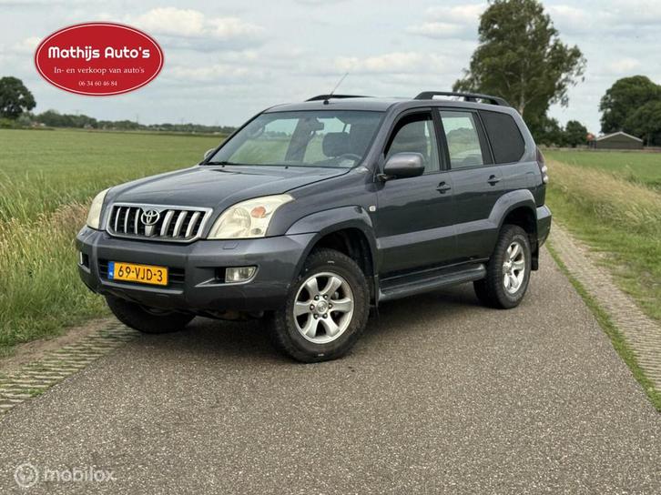 Toyota Land Cruiser 3.0 D-4D VX HR Window Van Grijs kenteken, Auto's, Bestelauto's, Bedrijf, Te koop, ABS, Airbags, Airconditioning