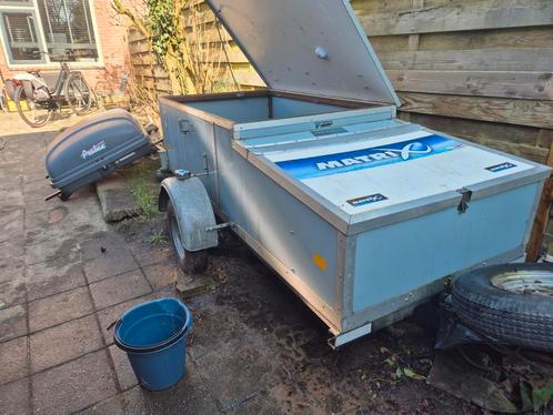Bagagewagen/grote viskar rijbewijs B (geremd)., Auto diversen, Aanhangers en Bagagewagens, Gebruikt, Ophalen