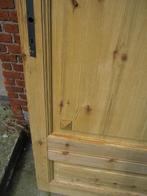 250,5hx85br Zwaar uitgevoerde grenen paneeldeur, schuifdeur?, Antiek en Kunst, Ophalen