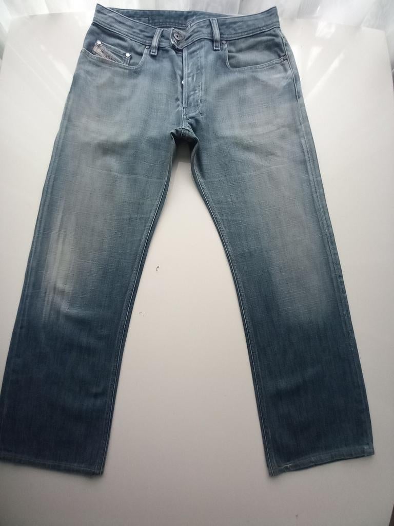 ZGAN CLASSIC DIESEL RABOX STRAIGHT JEANS SIZE 32, Diesel, Blauw, W32 (confectie 46) of kleiner, Ophalen of Verzenden