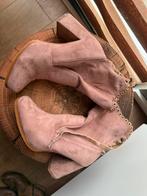 Roze enkellaarzen, Ophalen of Verzenden, Zo goed als nieuw, Roze