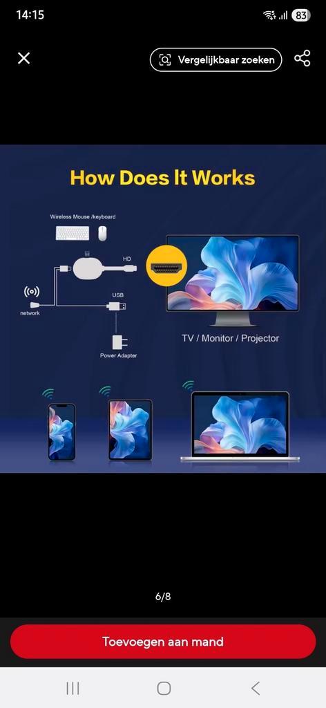 Mortal chromecast nieuw, Audio, Tv en Foto, Mediaspelers, Nieuw, Zonder harde schijf, Ophalen of Verzenden