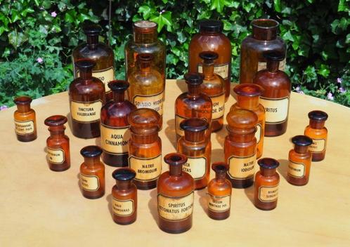 23 Mooie Apothekers flessen, Antiek en Kunst, Antiek | Glas en Kristal, Ophalen