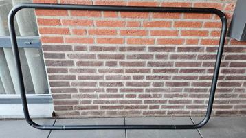 Aluminium buizenframe - zwart - 146x96cm beschikbaar voor biedingen