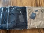 3 T-shirts donkerblauw en 1beige maat 4XL, Ophalen of Verzenden, Nieuw, Blauw, Shirt