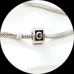 Pandora Alfabet Letter ' G ' 790323 / retired, Sieraden, Tassen en Uiterlijk, Bedels, Pandora, Ophalen of Verzenden, Zo goed als nieuw