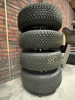 4 stalen velgen met Continental winterbanden 195/65 R15T, Ophalen, Gebruikt, 15 inch, Banden en Velgen