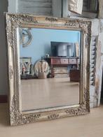 Oude vintage barok spiegel zeer zwaar zilver hout geslepen, Ophalen, Zo goed als nieuw, Minder dan 100 cm, Rechthoekig