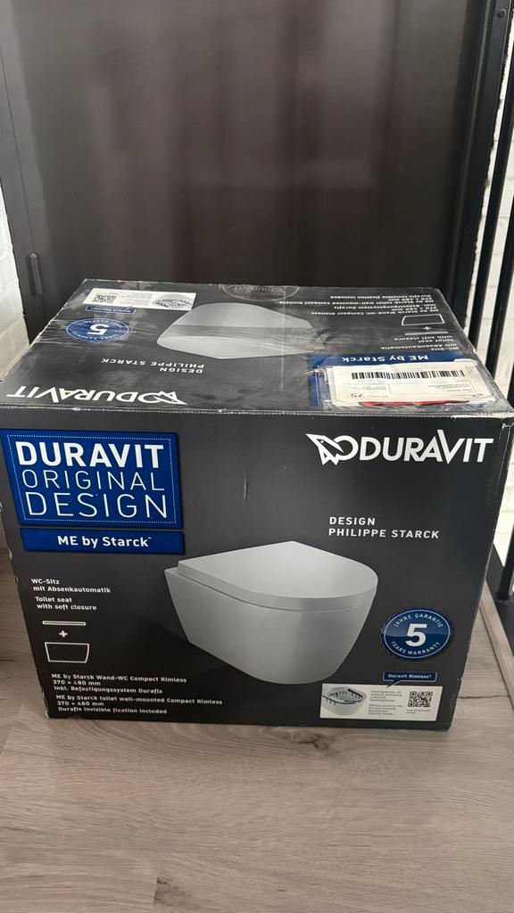 Duravit ME by Starck Toilet - Nieuw in doos!, Doe-het-zelf en Verbouw, Sanitair, Nieuw, Toilet, Ophalen of Verzenden